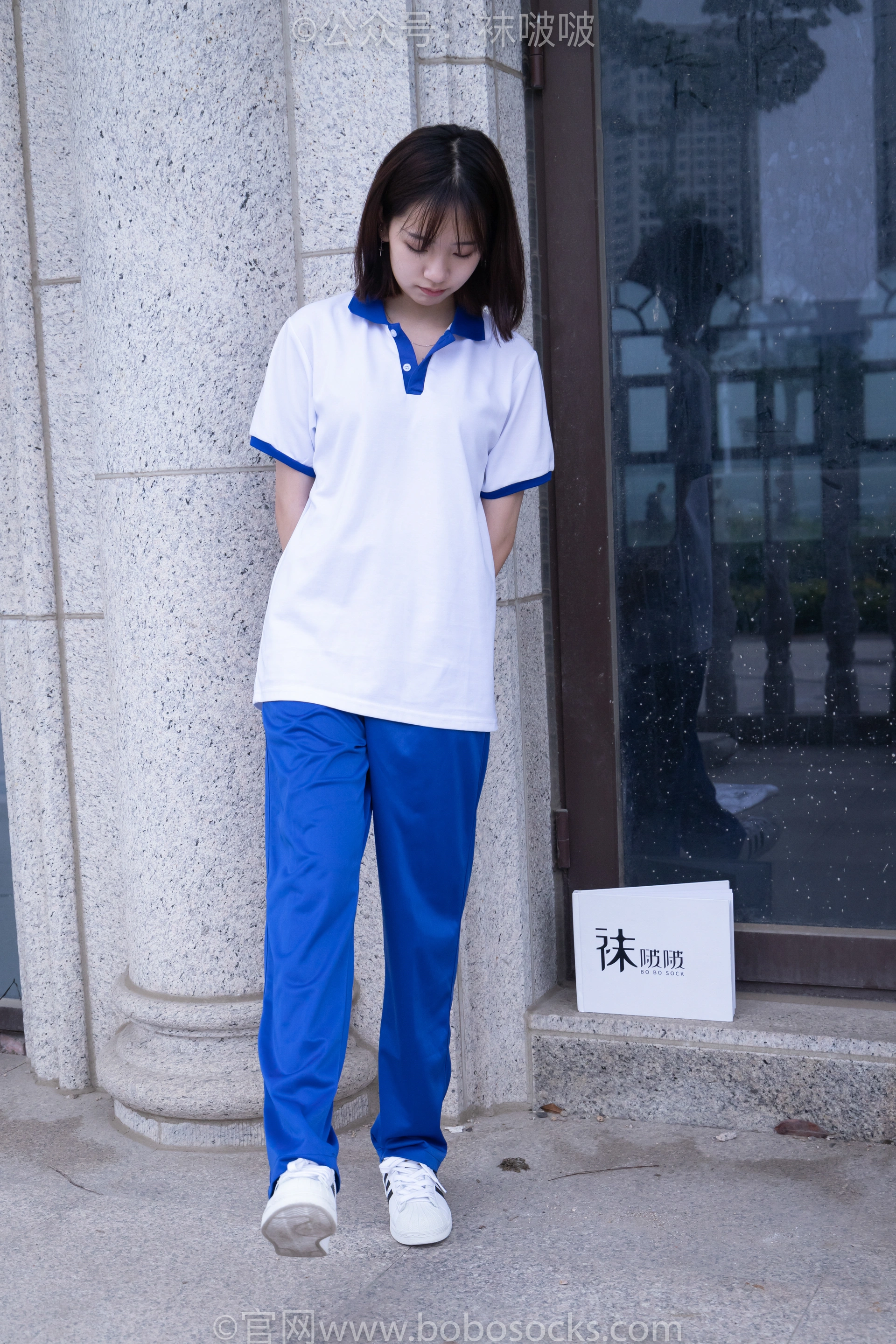 [BoBoSocks袜啵啵]NO.022 小甜豆-校服、贝壳头、白棉袜、肉丝 2